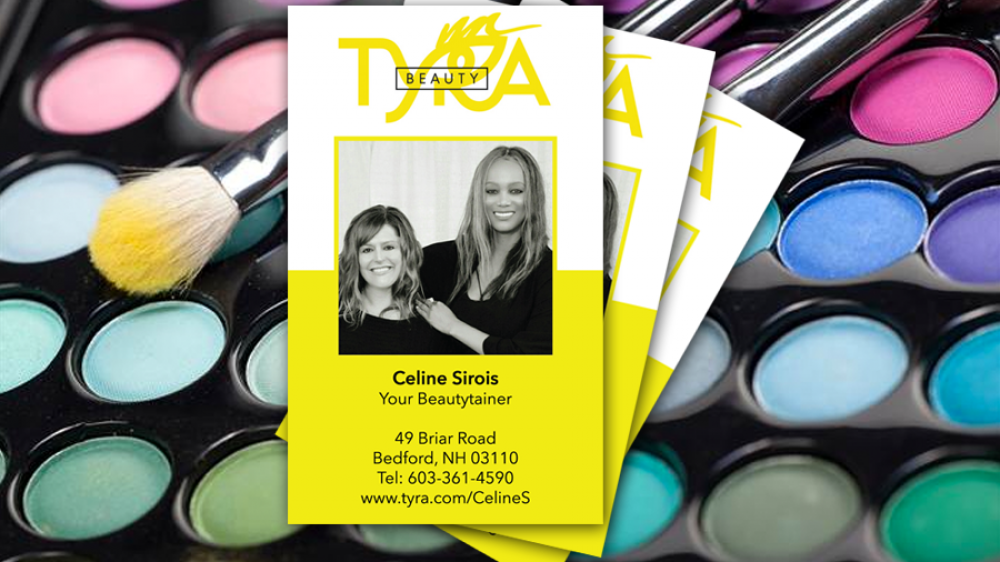 Printed Beauty Rep Business Cards